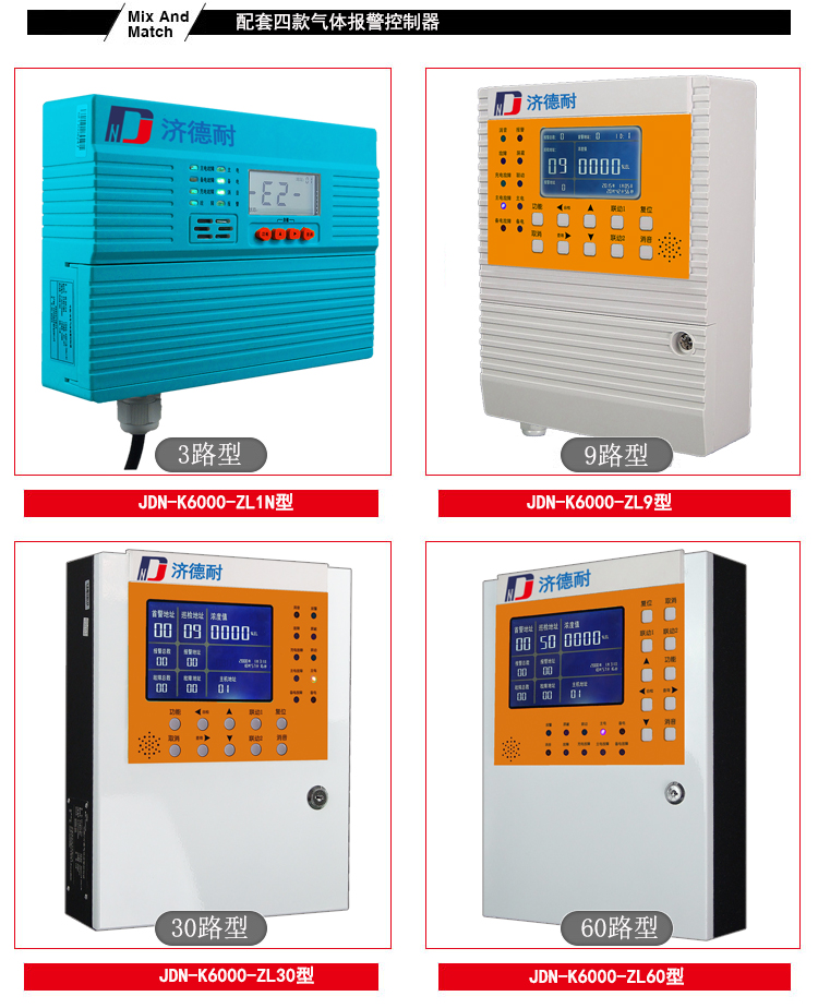 有毒氣體報警器四款控制器